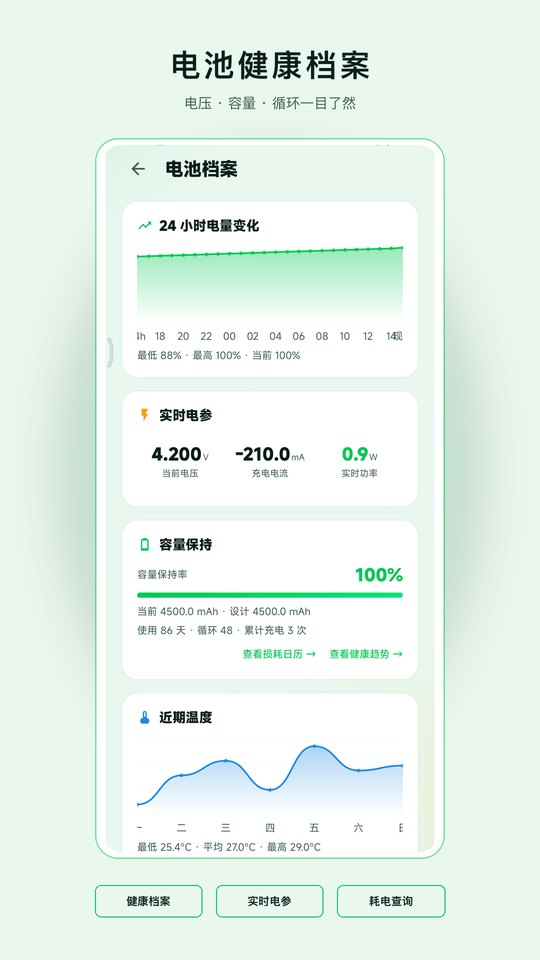 电池健康档案
